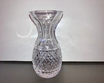 Vintage Alana Bud Vase, Crystal Waterford Vase, 4&quot; Tall Bud Vase, Beautiful Crystal Vase, Mini Bud Vase, Waterford Crystal Alana Vase, Mint