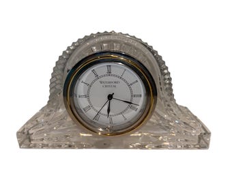 Vintage Waterford Wharton Manteluhr, signiert Waterford Irland 7 "Mantle Uhr, Waterford Uhr, Waterford 103352, New Old Stock