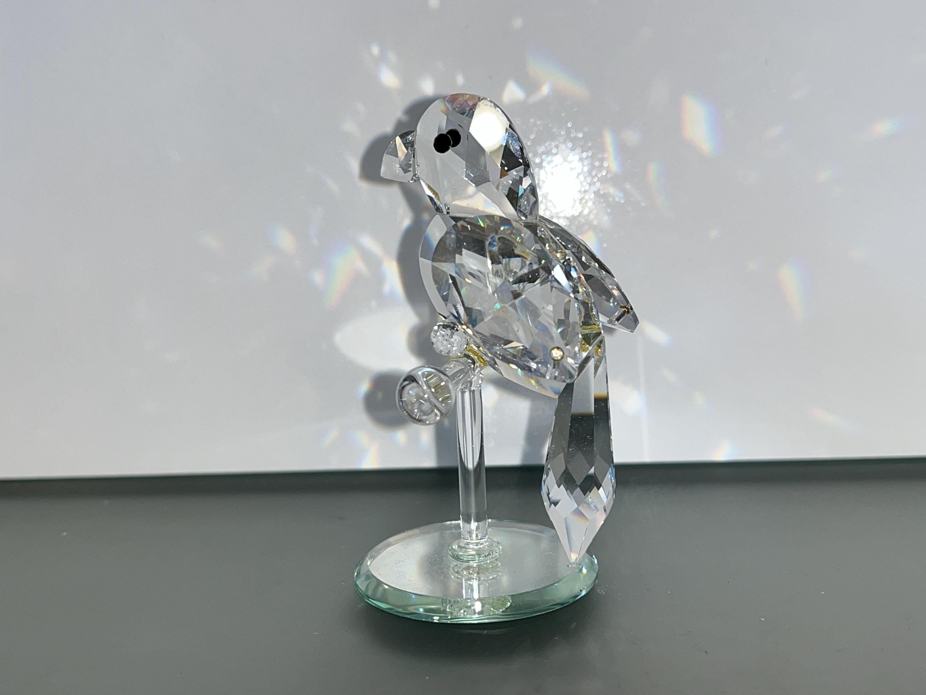 Swarovski Crystal Parrot Figurine - Etsy