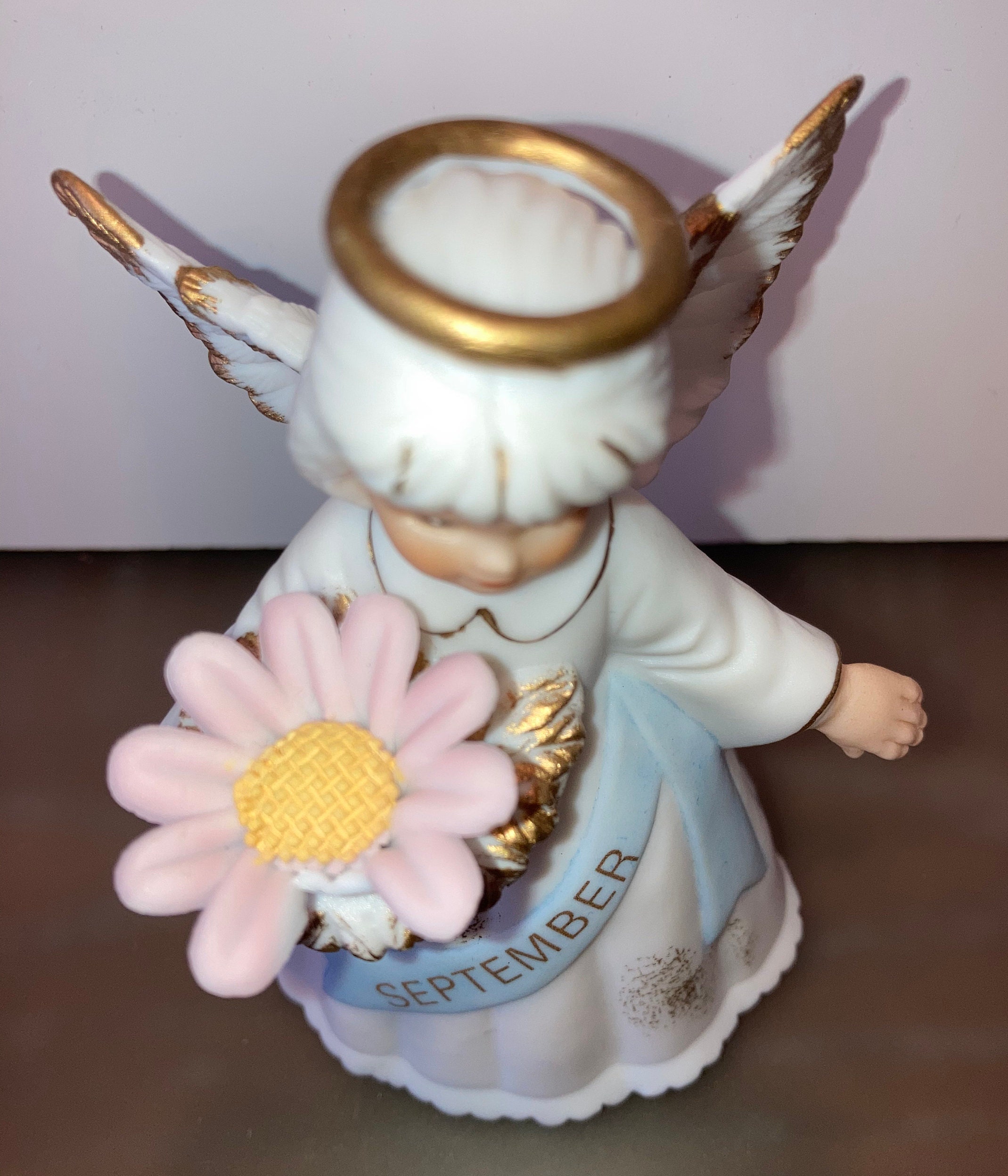 Vintage Japan September Angel, Vintage Porcelain Lefton September