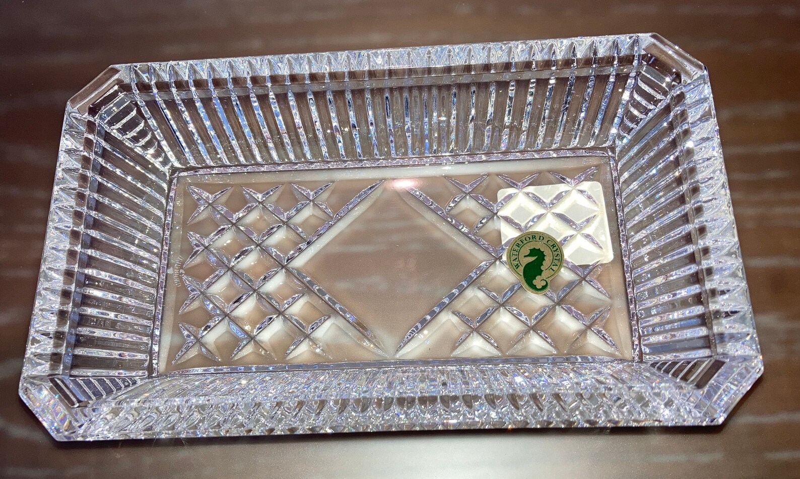 Waterford Trinket Tray Waterford Crystal 7 Trinket Etsy
