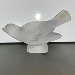 フランス製クリスタル鳥フィギュア２体 人気絶頂 フランス製クリスタル鳥フィギュア2体 来ら 工芸品