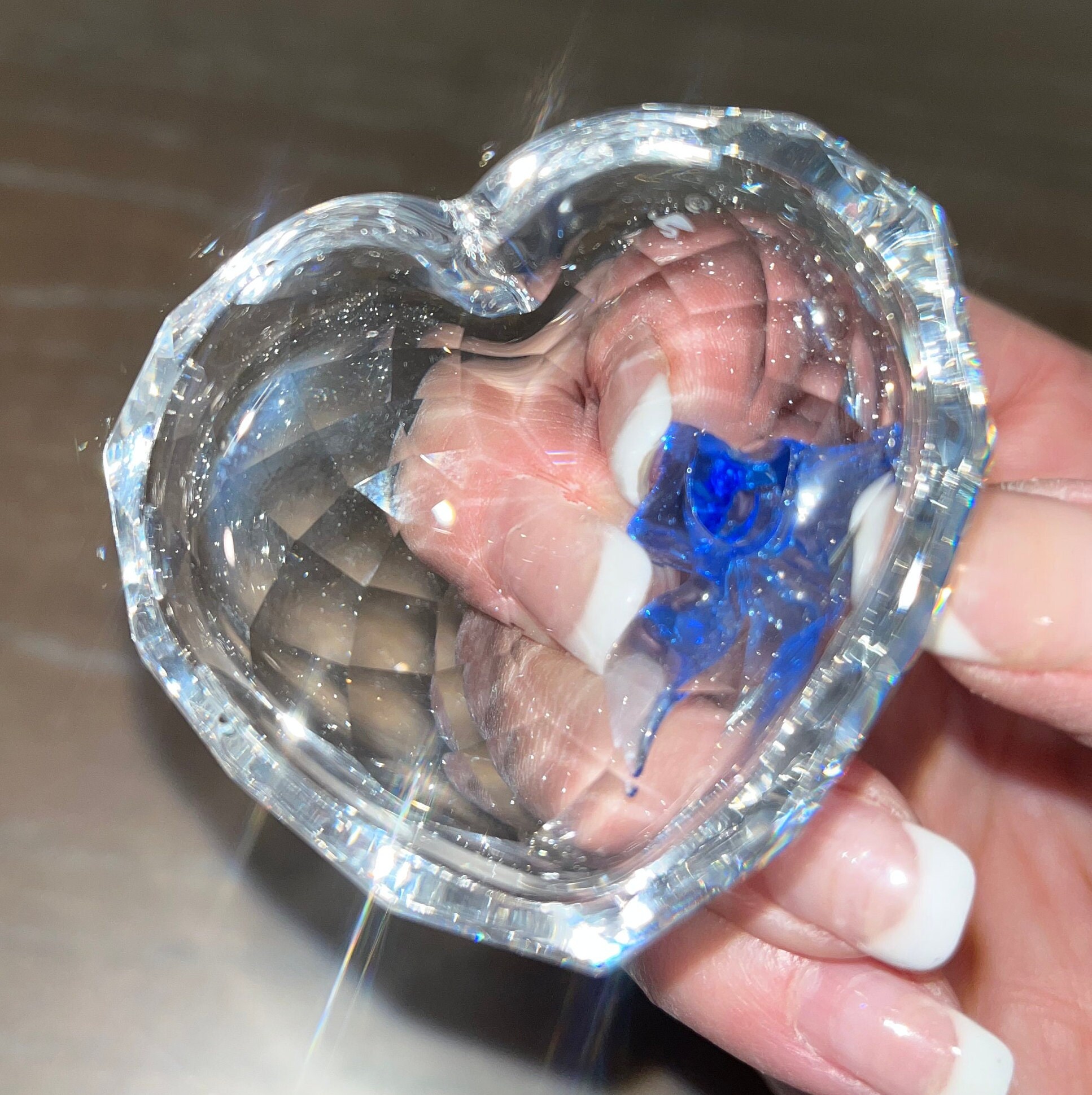 ★swarovski スワロフスキー ハートボトル ❤︎ SWAROVSKI スワロフスキー ハート ネックレス 金属製 レディース