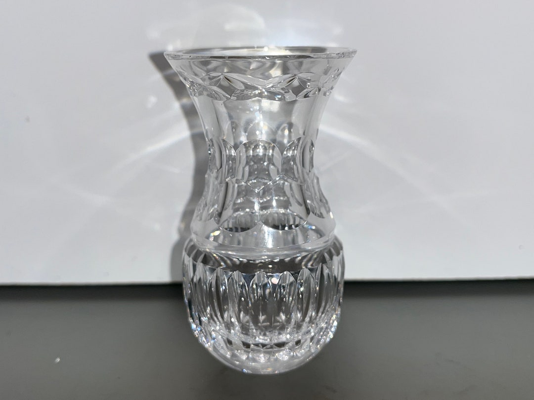 Waterford Crystal Times Square Flower Vase Waterford Bud Vase Etsy