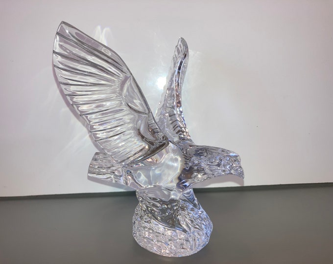 Waterford Eagle Sculpture, Waterford Lead Crystal Eagle, Waterford Fred