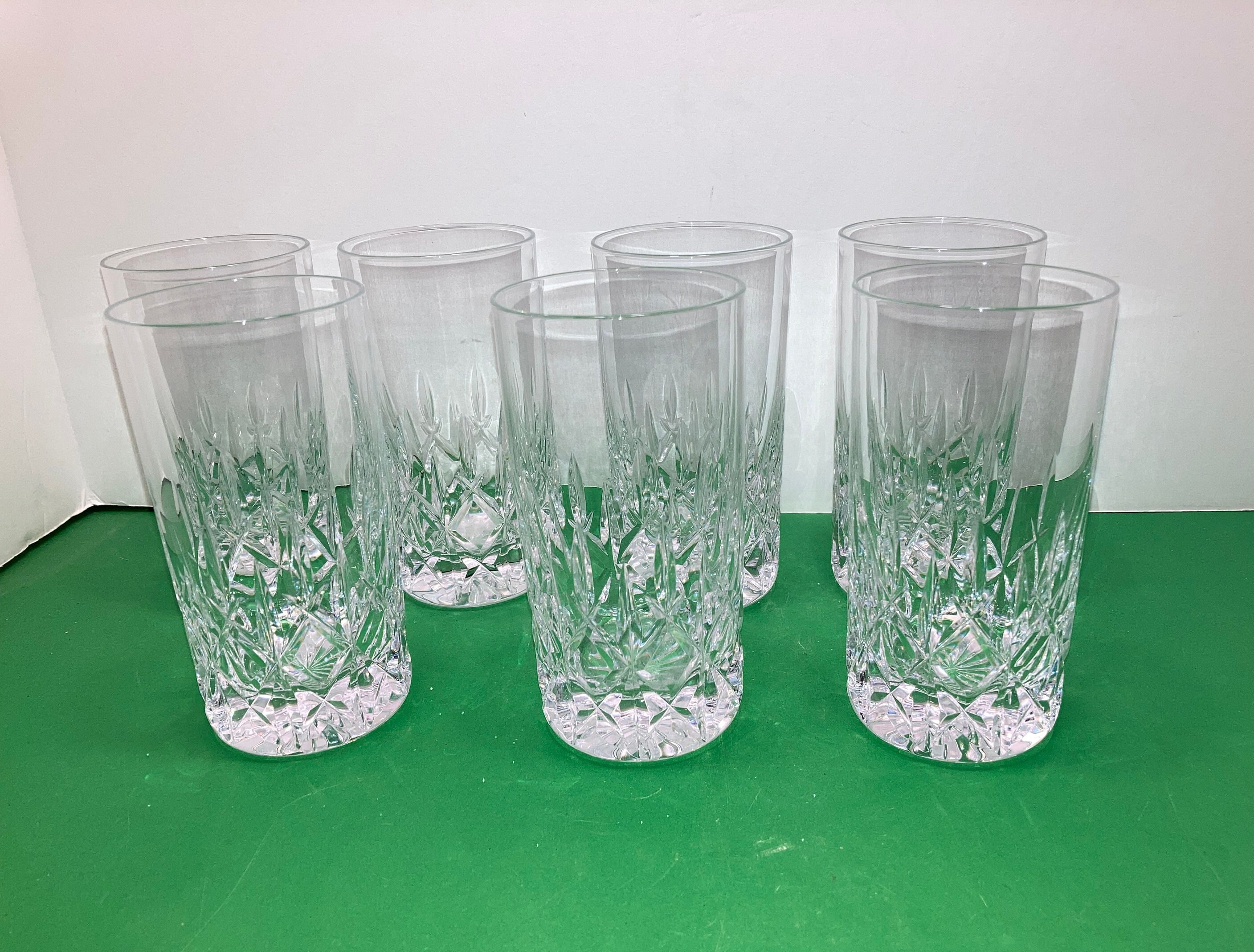 7 verres à gobelet en cristal, 5 1/4" verres à grosse boule en cristal, 12 oz verres à gobelet en cristal, verre à scotch en cristal de qualité, verre