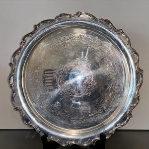 【Webster Wilcox】 ギャラリートレー サークル型 39cm 華麗！ Webster Wilcox Tray - Etsy