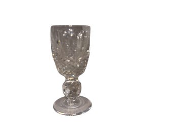 Vintage Waterford Colleen Cordial, Waterford Colleen Short Stem Cordial Glass, Signed Waterford 3 1/4" Shot Glass, Mint