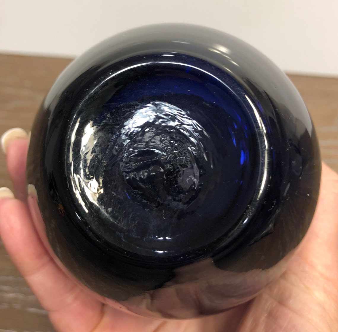 Vintage Art Glass Purple Vase Art Glass Purple Bud Vase Etsy