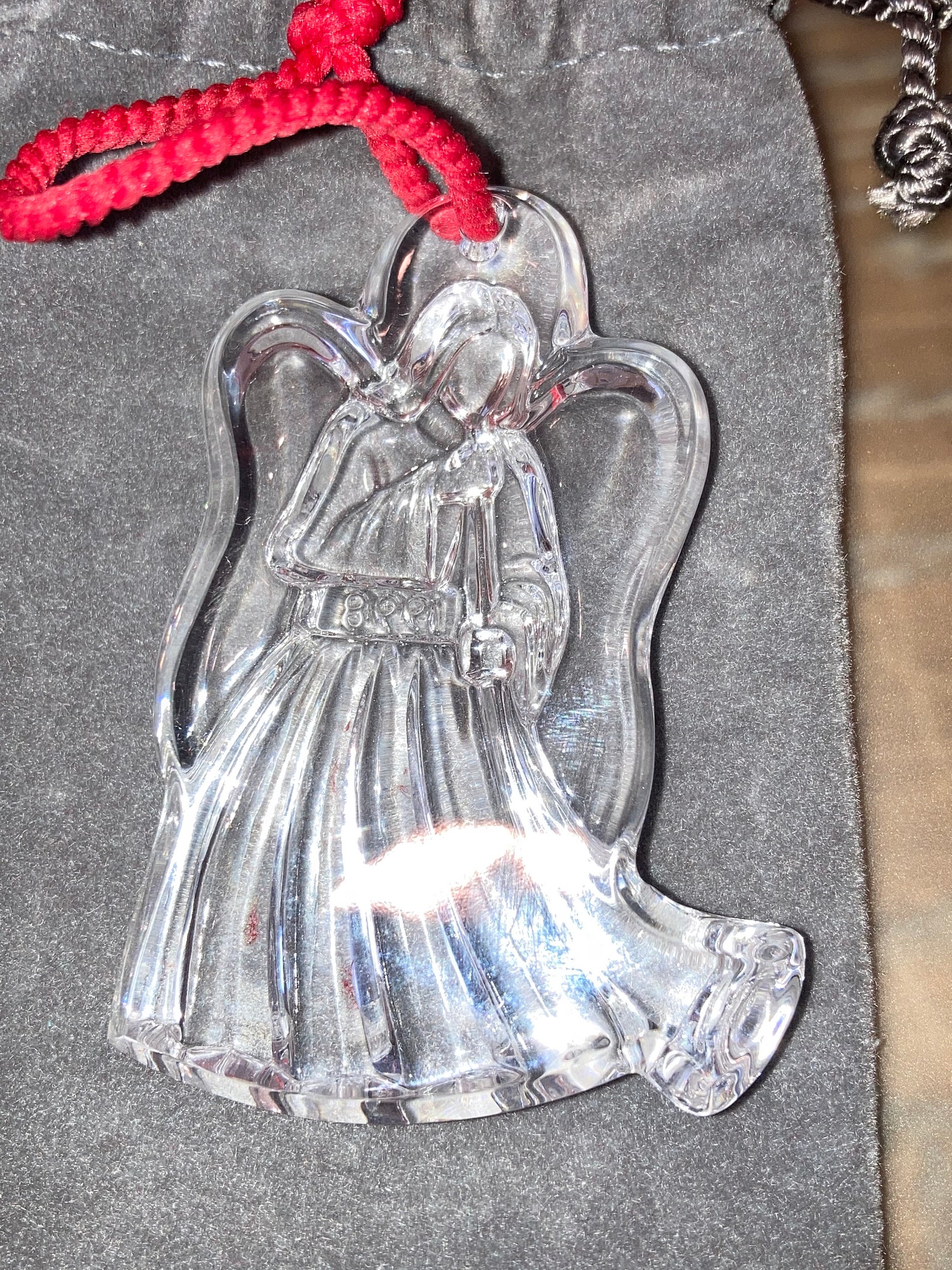 Vintage Waterford Crystal Angel Ornament Collectible Etsy