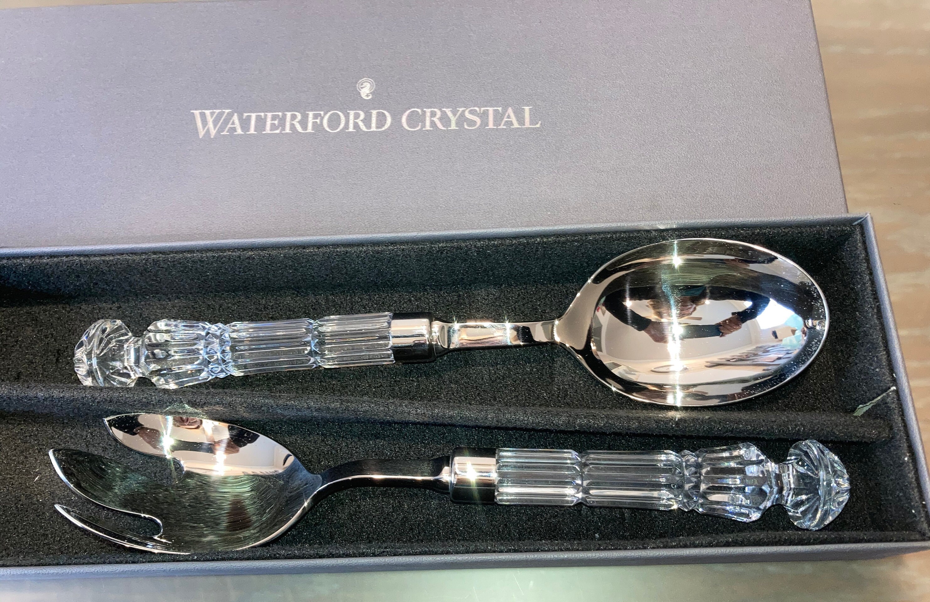 Waterford Crystal Lismore Salad Set New Waterford Salad Set Etsy