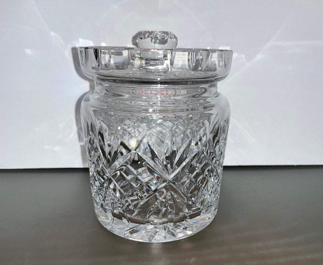 Waterford Biscuit Jar, Waterford Cookie Jar With Lid, Waterford Diamond