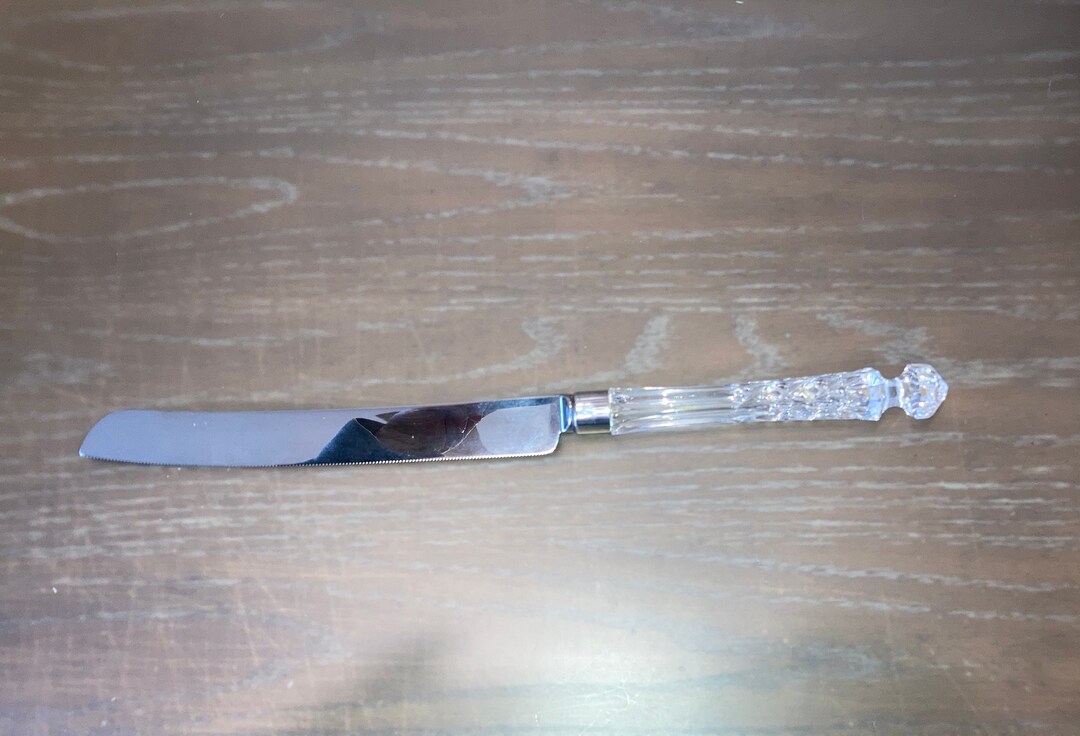 Waterford Lismore Crystal Cake Knife Server Waterford Crystal Etsy