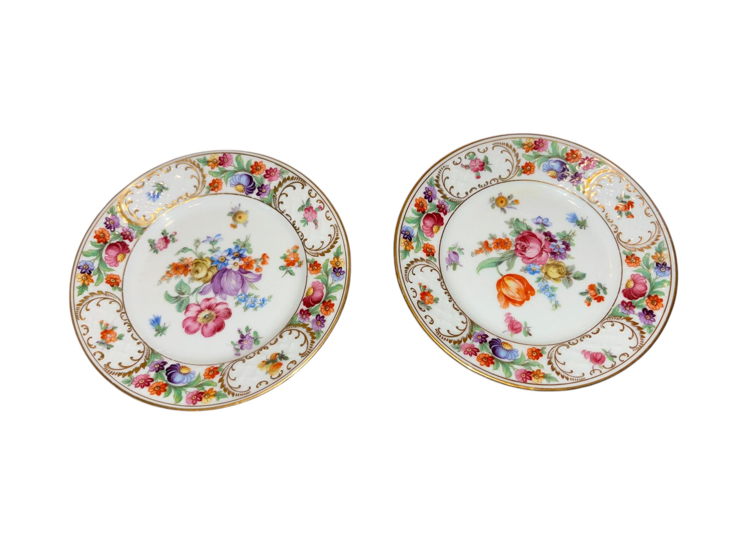 Dresden Large Leaf Trinket ドレスデン葉型器 (大） Dresden China