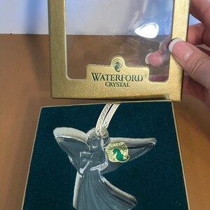Vintage Waterford Crystal Angel Christmas 1997 Ornament, Waterford ...