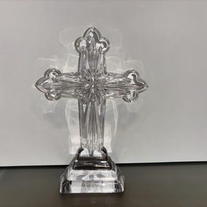 Waterford Crystal Standing Cross - Etsy