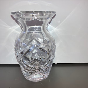 Vaso per fiori Waterford Crystal 1995 Society, vaso Waterford Bud alto 10 cm, vaso Waterford Bud Posy, vaso per fiori piccolo Waterford