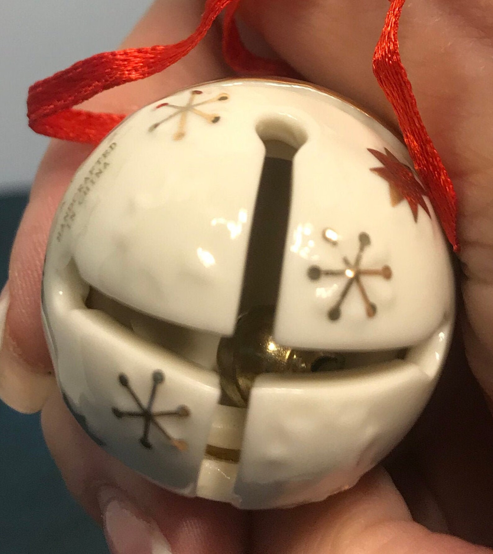 Vintage Lenox Tree Bell Christmas Ornament Collectible Lenox Etsy