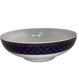 Vintage Rosenthal Classic Aida 9 1/2&quot; Bowl, Rosenthal Cobalt Serving Bowl, Rosenthal Porcelain Salad Bowl, Rosenthal Cobalt Bowl, Mint
