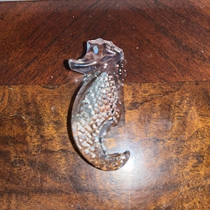 Waterford Crystal Seepferdchen Pin, Waterford Seepferdchen Brosche, Waterford Seepferdchen Pin Brosche, Miniatur 2 &quot;Waterford Seepferdchen Pin, Mint