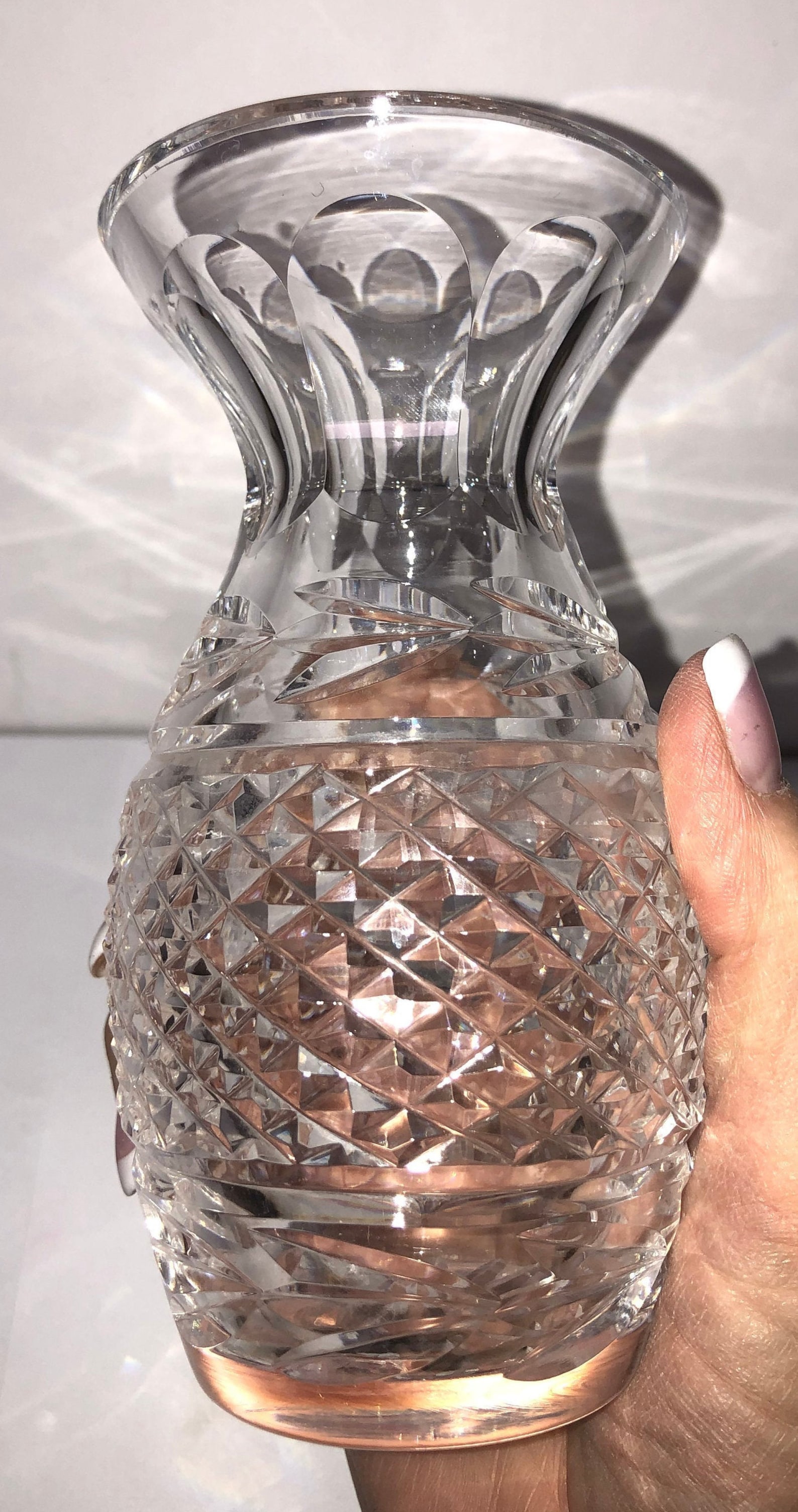 Waterford Crystal Alana Flower Vase Waterford Bud Vase 5 Etsy