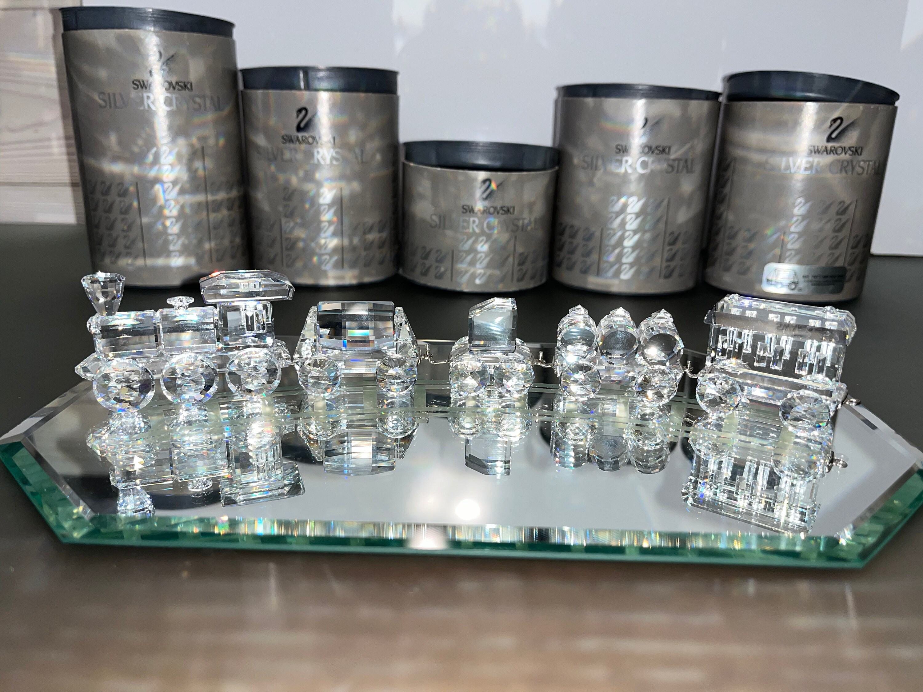 Swarovski Train Set - Etsy