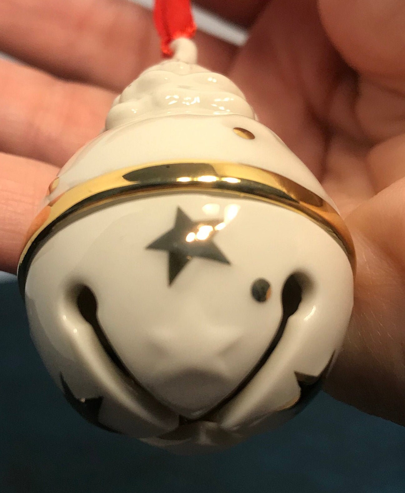 Vintage Lenox Tree Bell Christmas Ornament Collectible Lenox Etsy