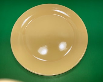 Vintage Bauer La Linda Platter, Bauer USA Yellow Round Tray, Bauer Pottery La Linda Yellow 13" Serving Platter, Bauer Large Platter, Good