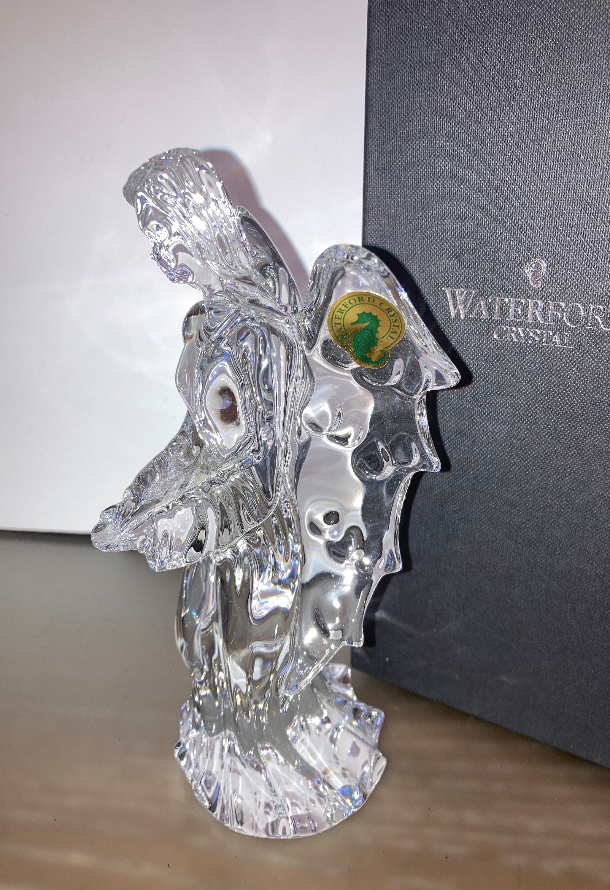 Waterford Crystal Angel of Hope, Signed Waterford Angel Figure  Waterford Crystal Spirituality Angel Of Hope Figurine NEW IN BOX main image 1