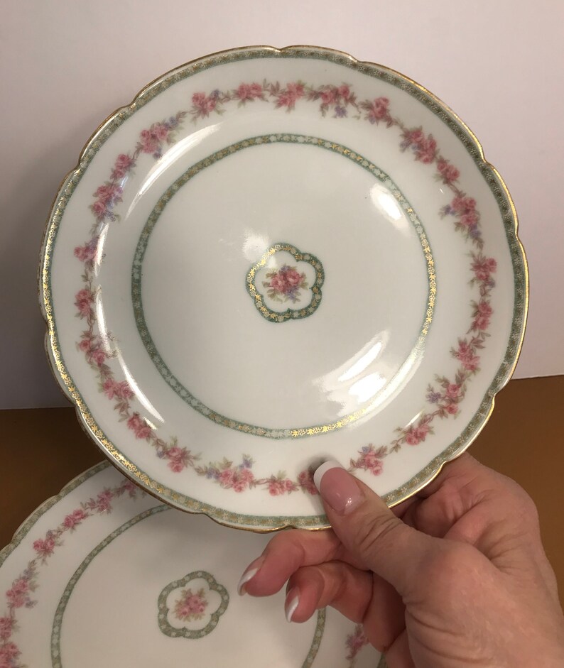 Limoges GOA Luncheon Plate Vintage Limoges Salad Plate Hand Etsy