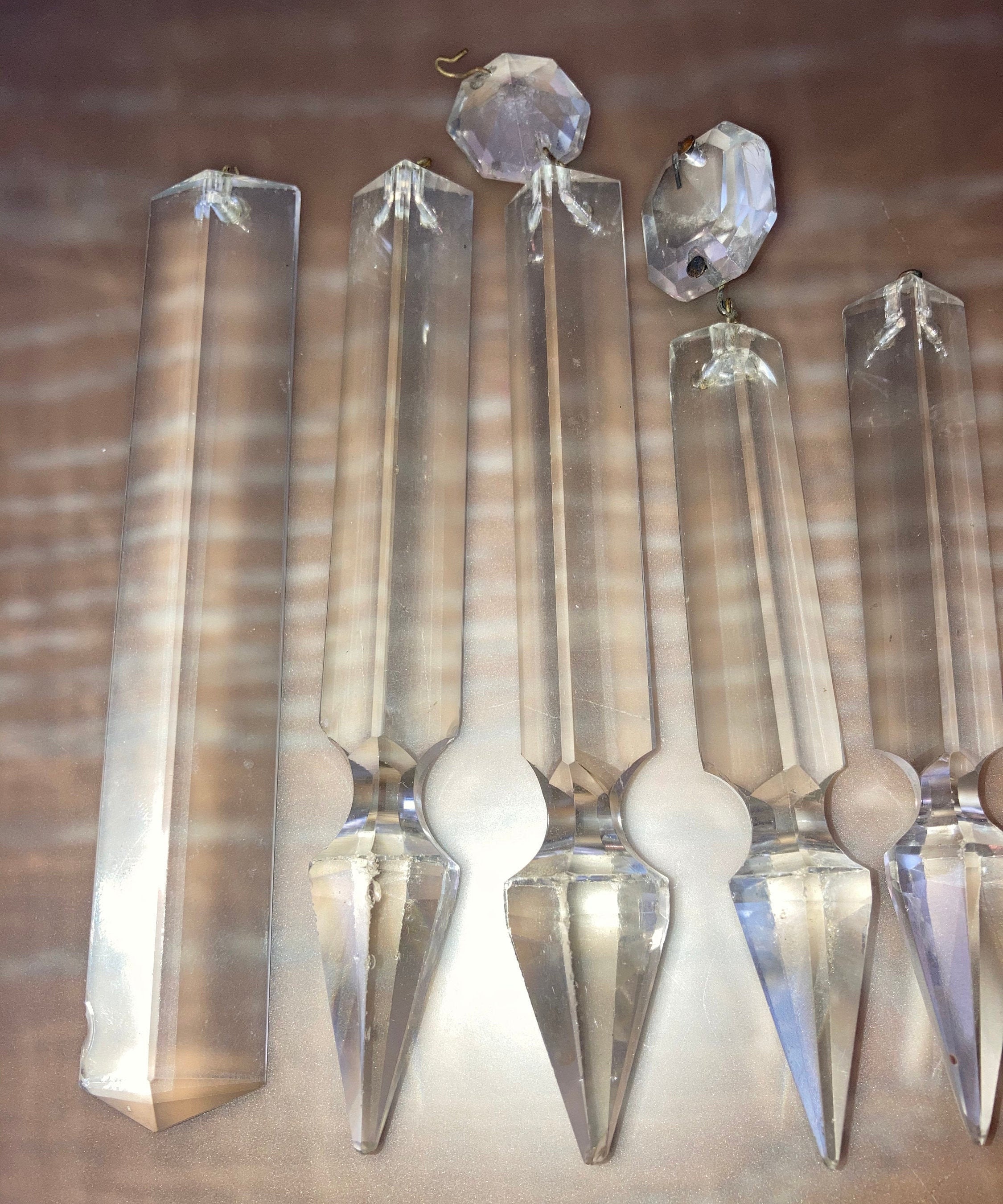 14 pieces of Antique Crystals Antique crystals Lot antique Etsy