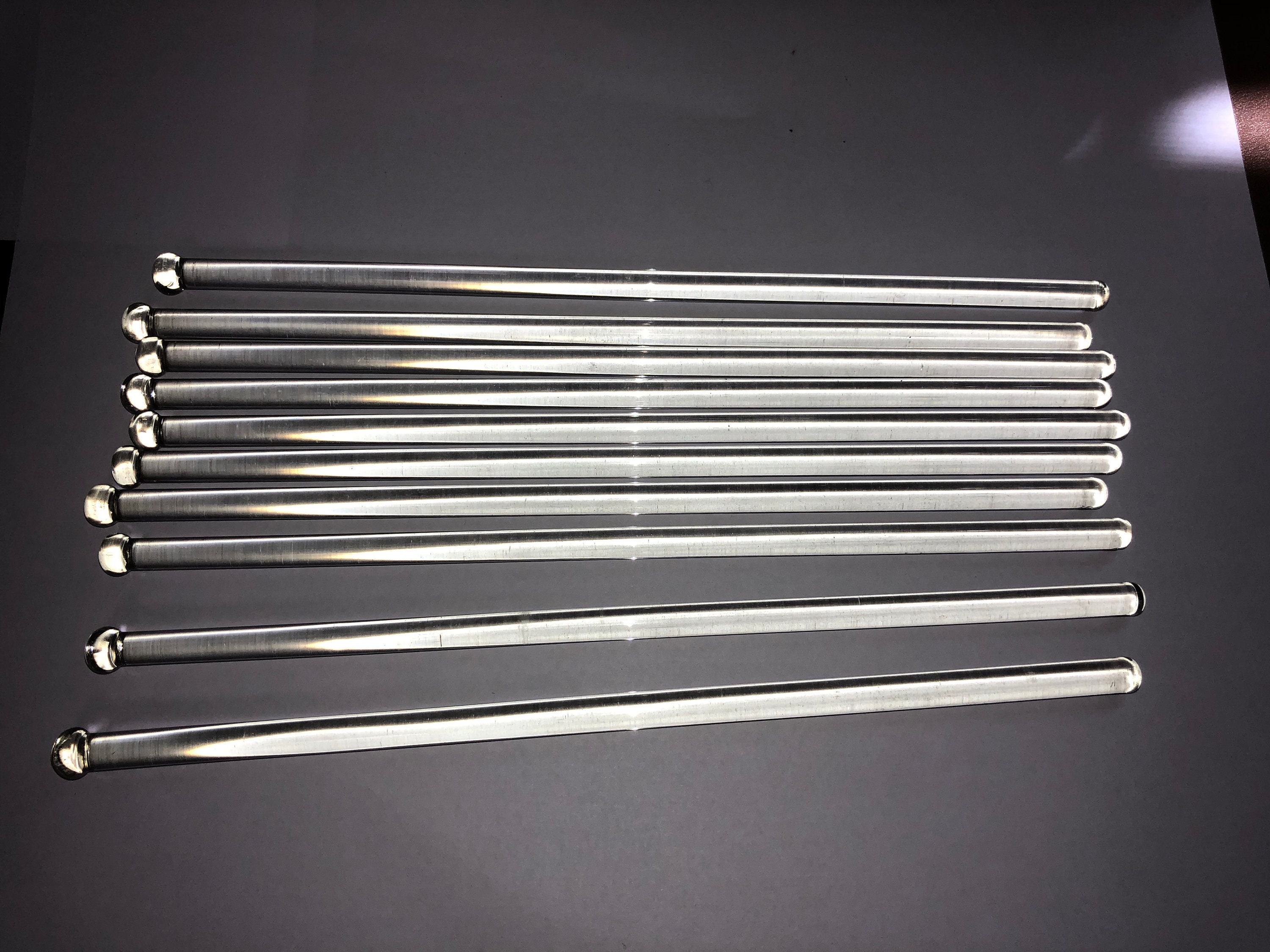 12 Vintage Glass Stir Sticks Mid Century Bar Ware 8 Etsy