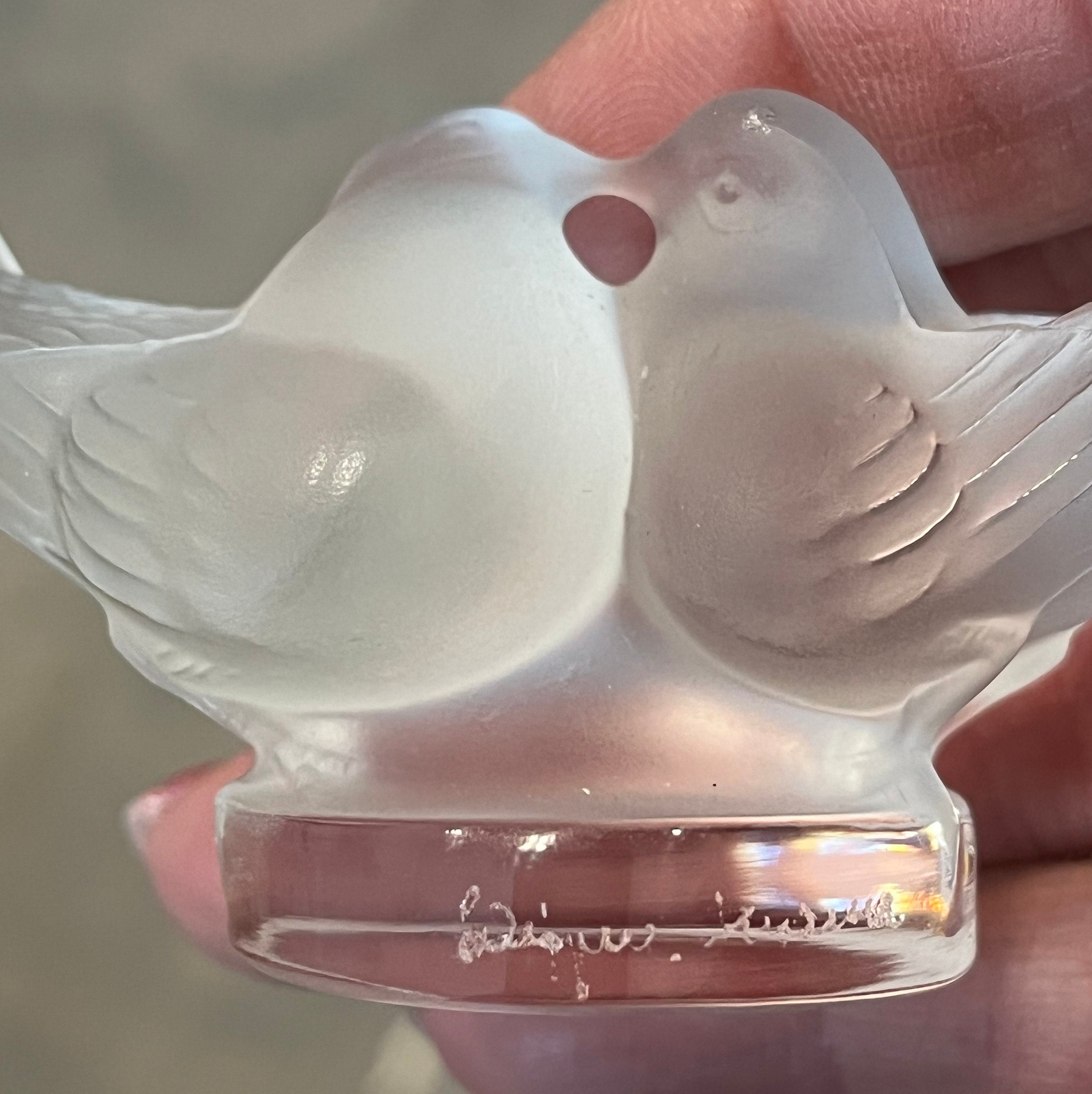 OLD LALIQUE フロストクリスタル女性像と白鳥 OLD LALIQUE フロストクリスタル女性像と白鳥 OLD LALIQUE