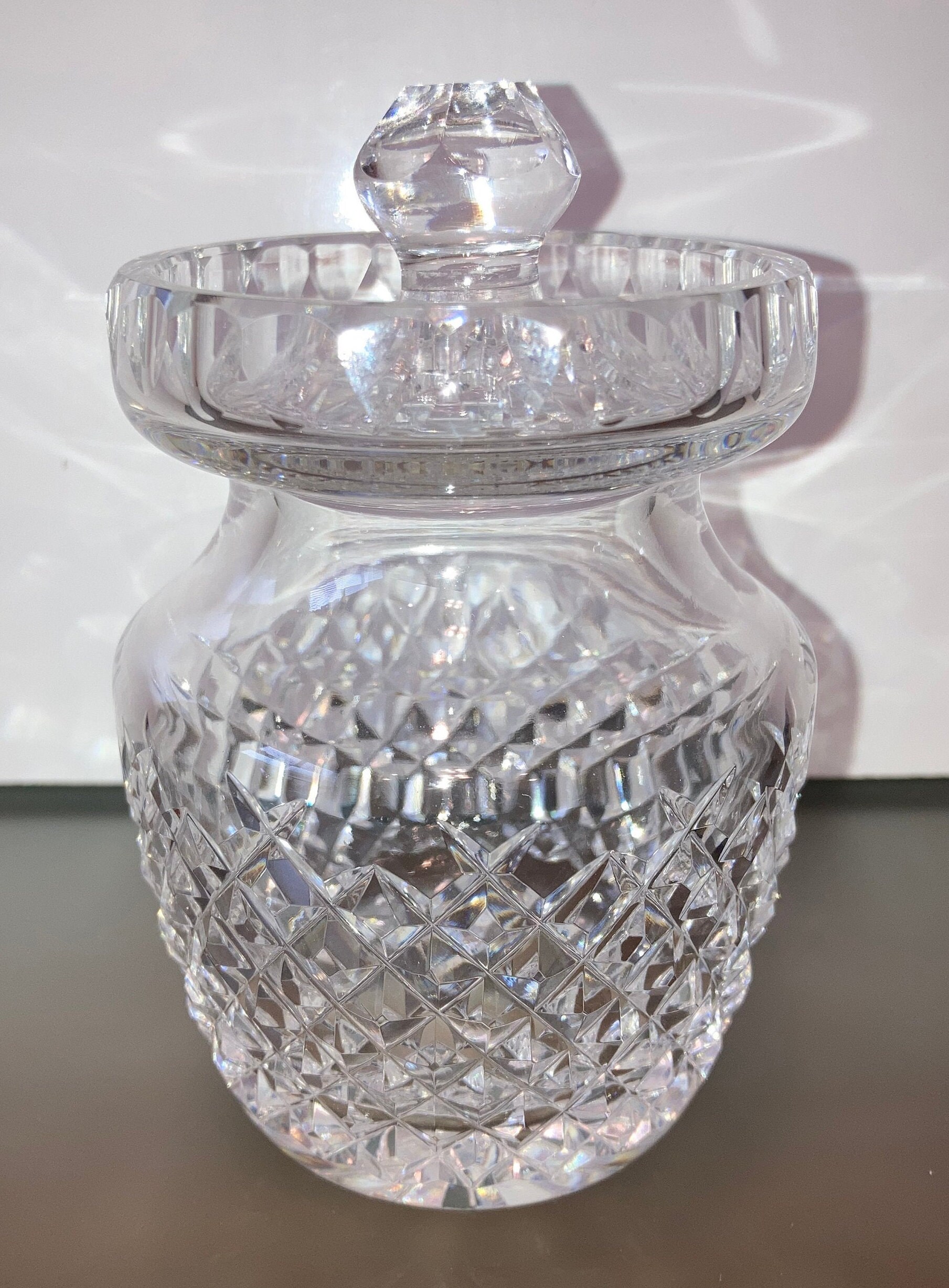 Waterford Alana Jam Jar Crystal Waterford Alana Jar with Lid Etsy