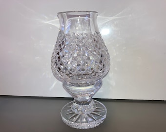 Vintage Waterford Alana Hurricane Votive Candle, Waterford Alana Candle Holder, Waterford Alana 7 1/2&quot; Hurricane Lamp, Mint
