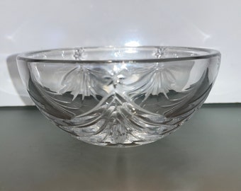 Vintage Waterford Marquis Christmas Tree Bowl, Waterford Marquis Tree 5 1/2" Bowl, Marquis Christmas Bowl, Crystal Christmas Bowl, Mint
