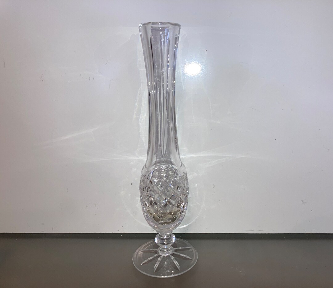 Vintage Waterford Lismore Bud Vase Waterford Crystal Lismore Etsy