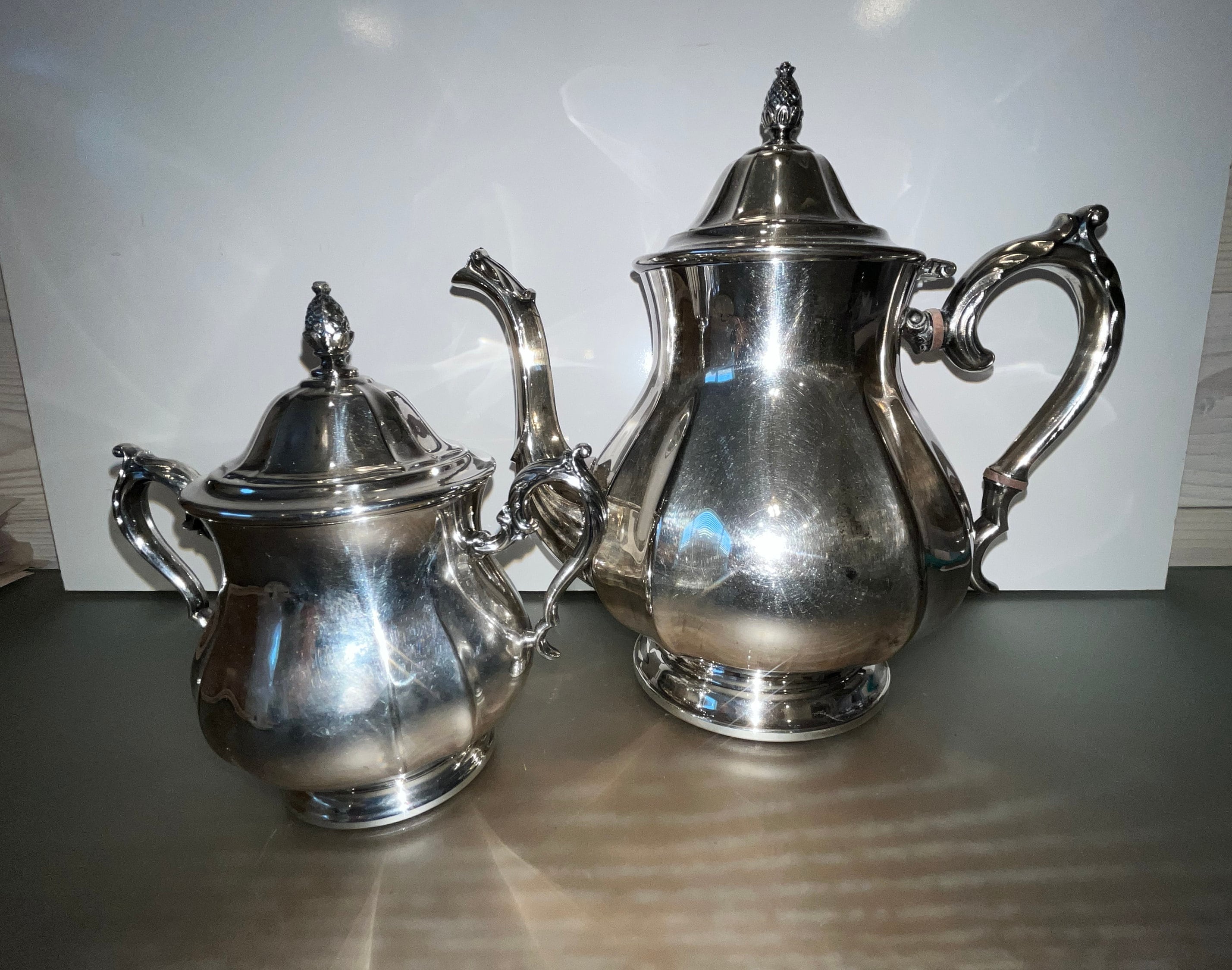 シルバープレート SILVER PLATE ポット シルバープレート】c.1850 小さなティーポット - Edwardian Dreams