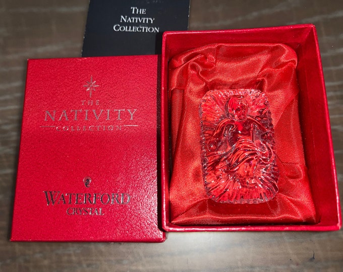 Vintage Waterford Nativity Jesus, Signed Waterford Nativity Figures