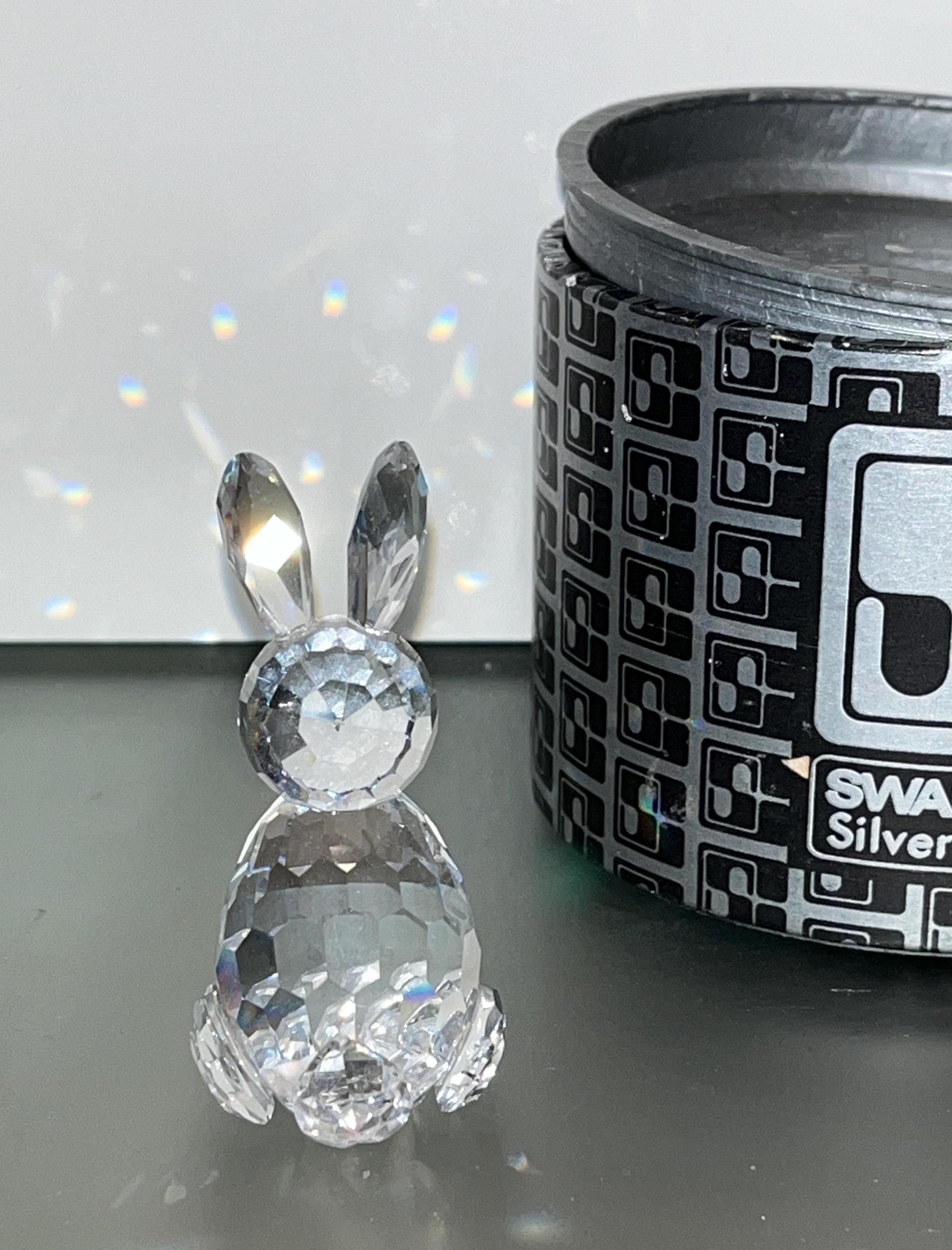 Swarovski Crystal Sitting Rabbit, Swarovski Mother Bunny Figure