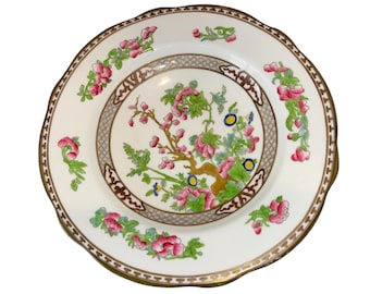 Vintage Coalport Indian Tree 10 1/2" Bowl, Coalport Indian Tree Scalloped Serving Bowl, Coalport England Indian Tree Soup Bowl, Mint
