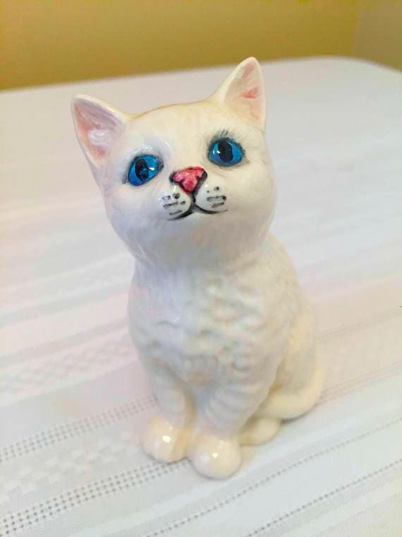 Royal Doulton Blue Eyed Kitten Vintage Collectables English | Etsy
