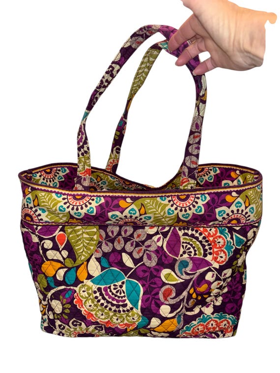 Vera Bradley Quilted Large Duffle Bag, Vera Bradley Plum  display picture 1