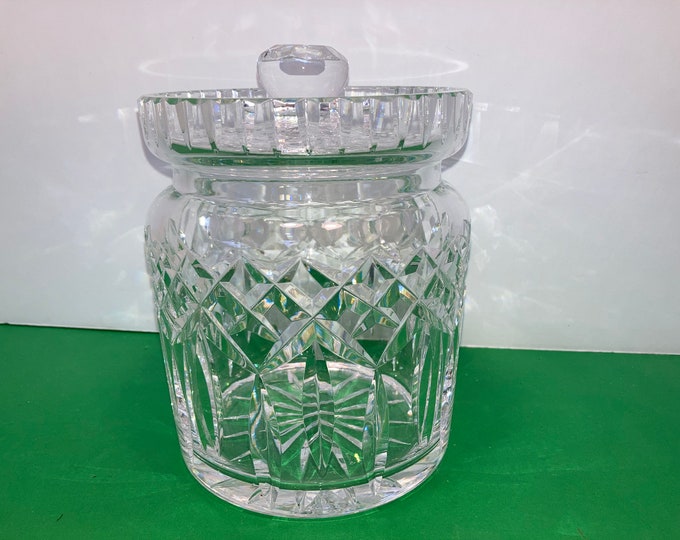 Waterford Lismore Biscuit Jar Crystal Waterford Cookie Jar Etsy
