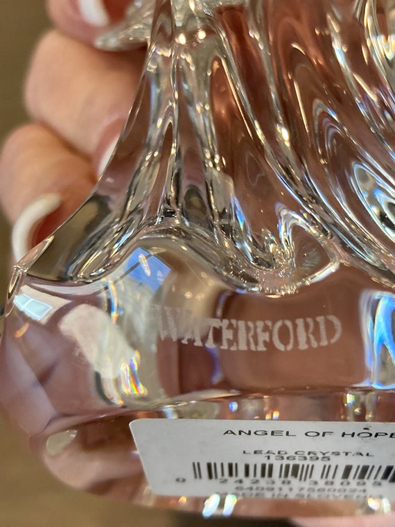 Waterford Crystal Angel of Hope, Signed Waterford Angel Figure  Waterford Crystal Spirituality Angel Of Hope Figurine NEW IN BOX display picture 1