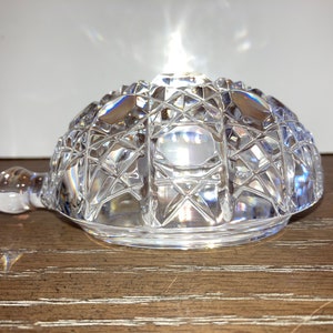 Figura, peso, pisapapeles de tortuga facetada de Waterford, figura de animal de cristal de Waterford, Waterford 7925434400, escultura de tortuga, menta
