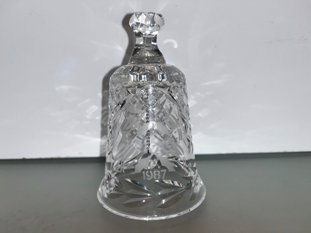 Vintage Waterford 1987 Bell, Crystal 12 Days of Christmas Bell ...