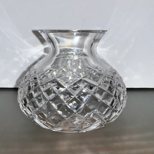 Vintage Waterford Alana Hurricane Candle Globe, Waterford Alana Crystal Votive Shade, Waterford Alana 4&quot; Hurricane Lamp Globe ONLY, Mint
