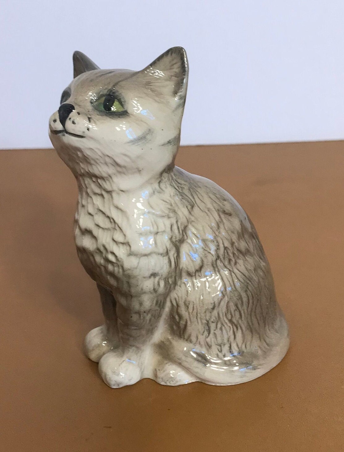 Royal Doulton Cat Figurine Vintage Royal Doulton Cat English Etsy UK