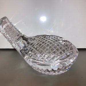 Waterford Crystal Golf Driver Paperweight, Waterford Golf Driver Head, Waterford Crystal Textured Driver Paperweight, Mint